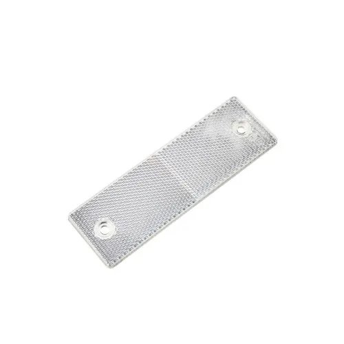 Dreptunghi reflector alb 5x15cm auto universal