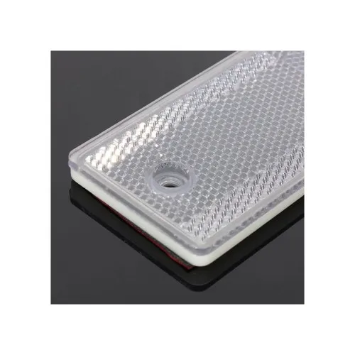 Dreptunghi reflectorizant alb 5cm x 15cm — imaginea 2