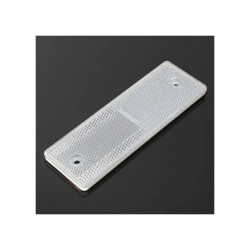 Dreptunghi reflectorizant alb 5cm x 15cm — imaginea 3