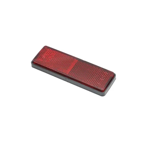 Dreptunghi reflectorizant rosu spate 90x32mm — imaginea 2