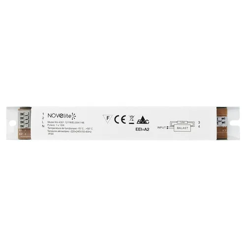 Droser electronic Novelite 1x18W pentru tuburi fluorescente