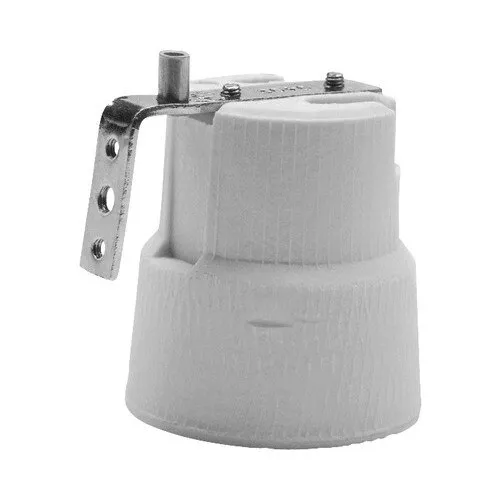Dulie ceramica E27, portelan, gri, 47mm x 44mm, set 1 bucata