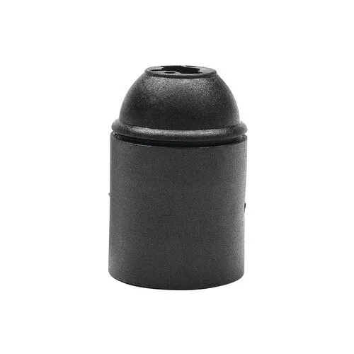 Dulii plastic E27, set 12 bucati, culoare neagra