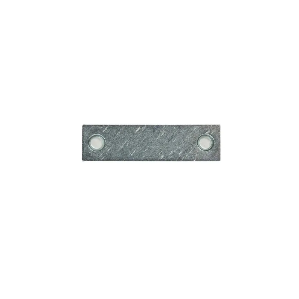 Element de imbinare plat, 60x15mm, tabla otel zincat, set