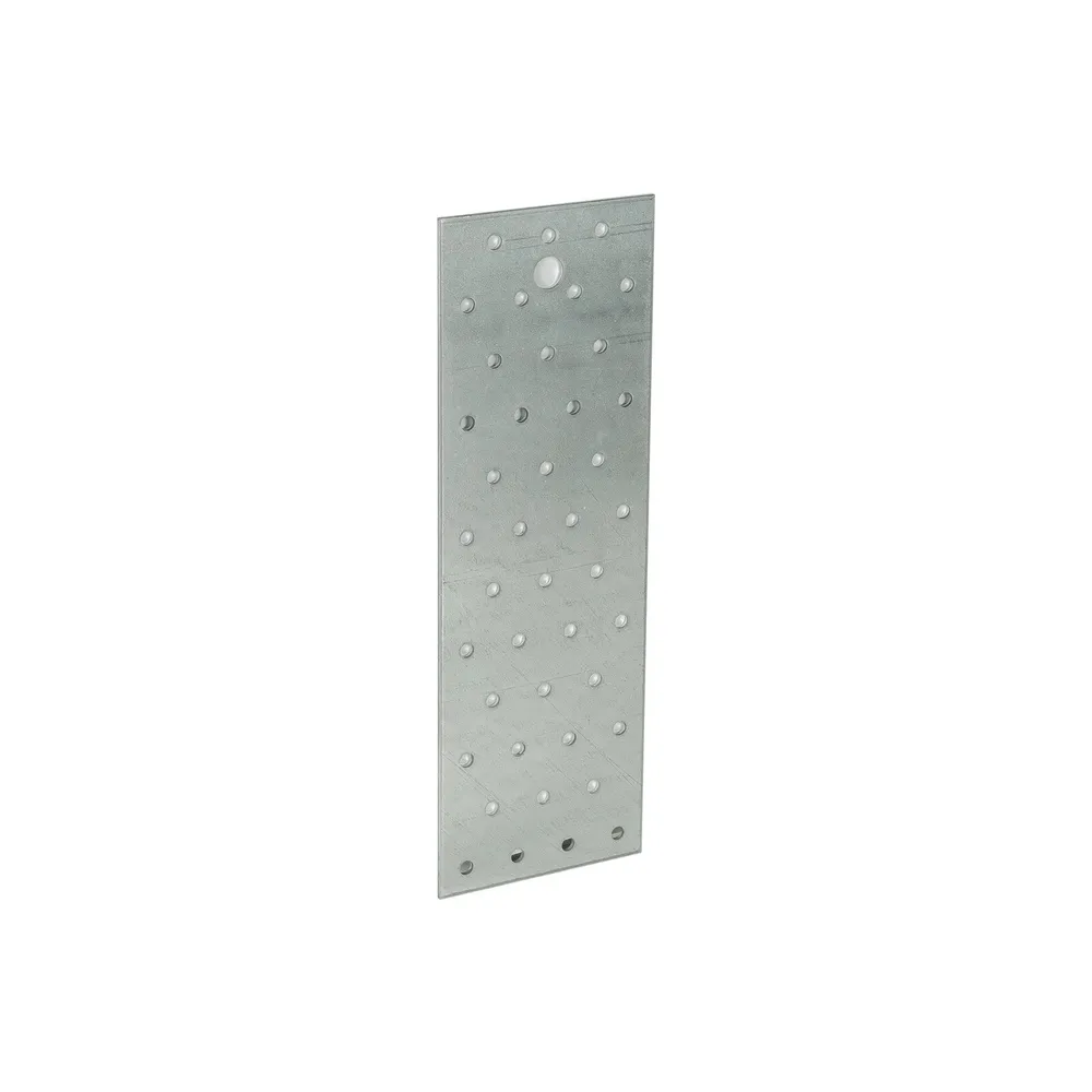 Element de imbinare plat, tabla otel zincat, argintie, 240x80mm
