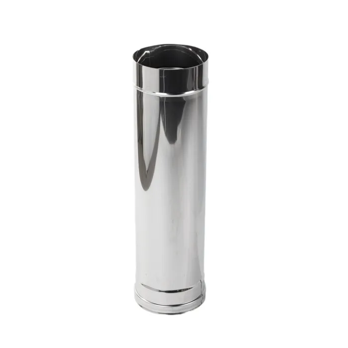 Element liniar inox neizolat, Versia Lux, D 130 mm, L 1 m