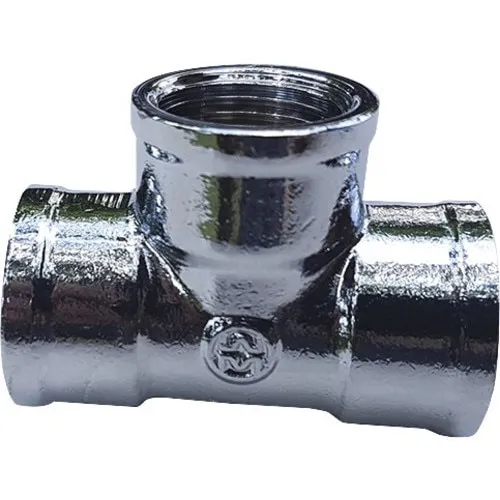 Element T/Teu egal din alama cromata 3/4”