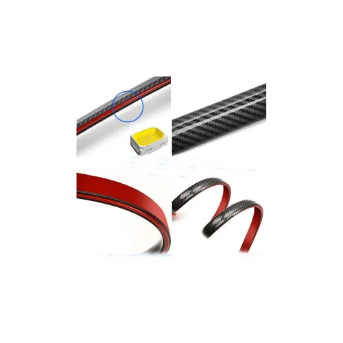 Eleron portbagaj luneta cu LED carbon 1.2m 12V — imaginea 2