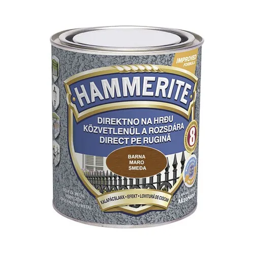Email pentru metal Hammerite lovitura de ciocan, maro 0, 75 l