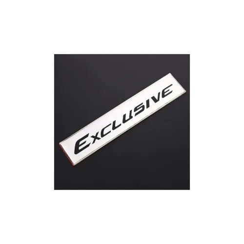 Emblema auto Exclusive cromata