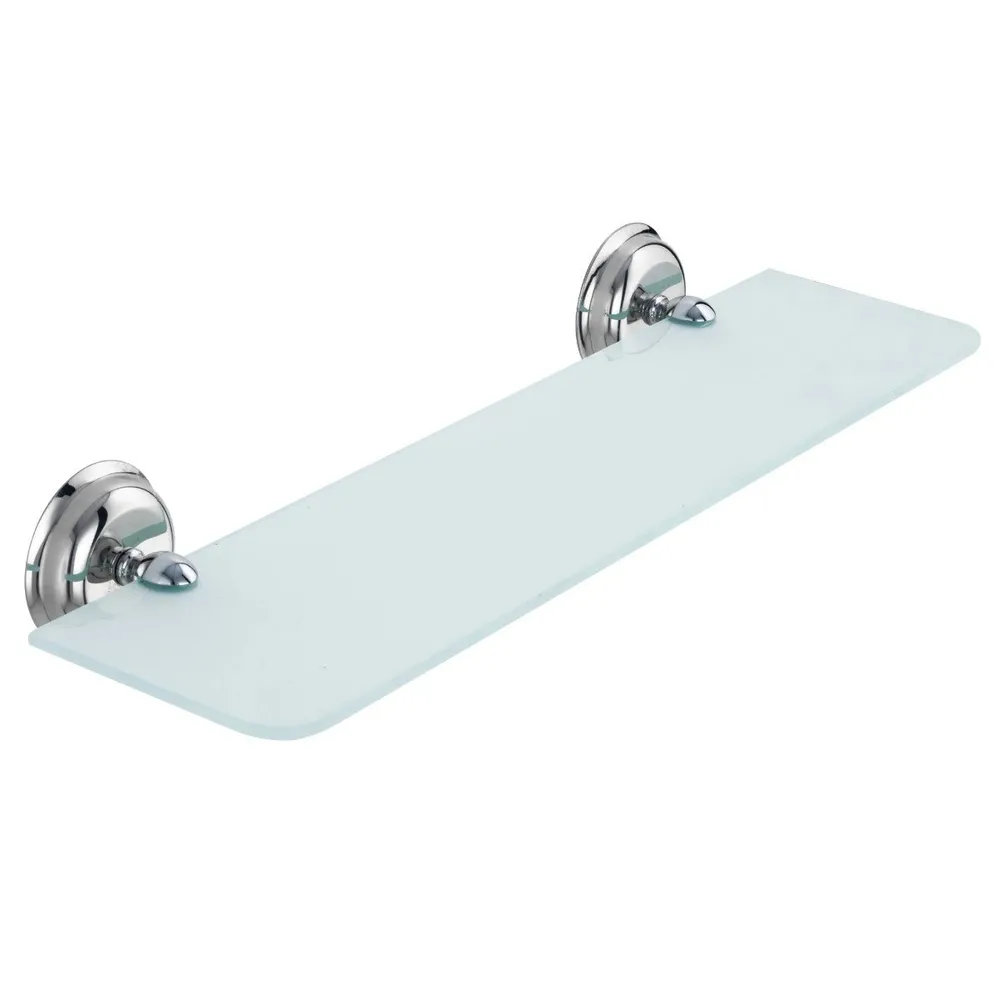 Etajera baie din sticla Aras 890, 44 x 11 cm