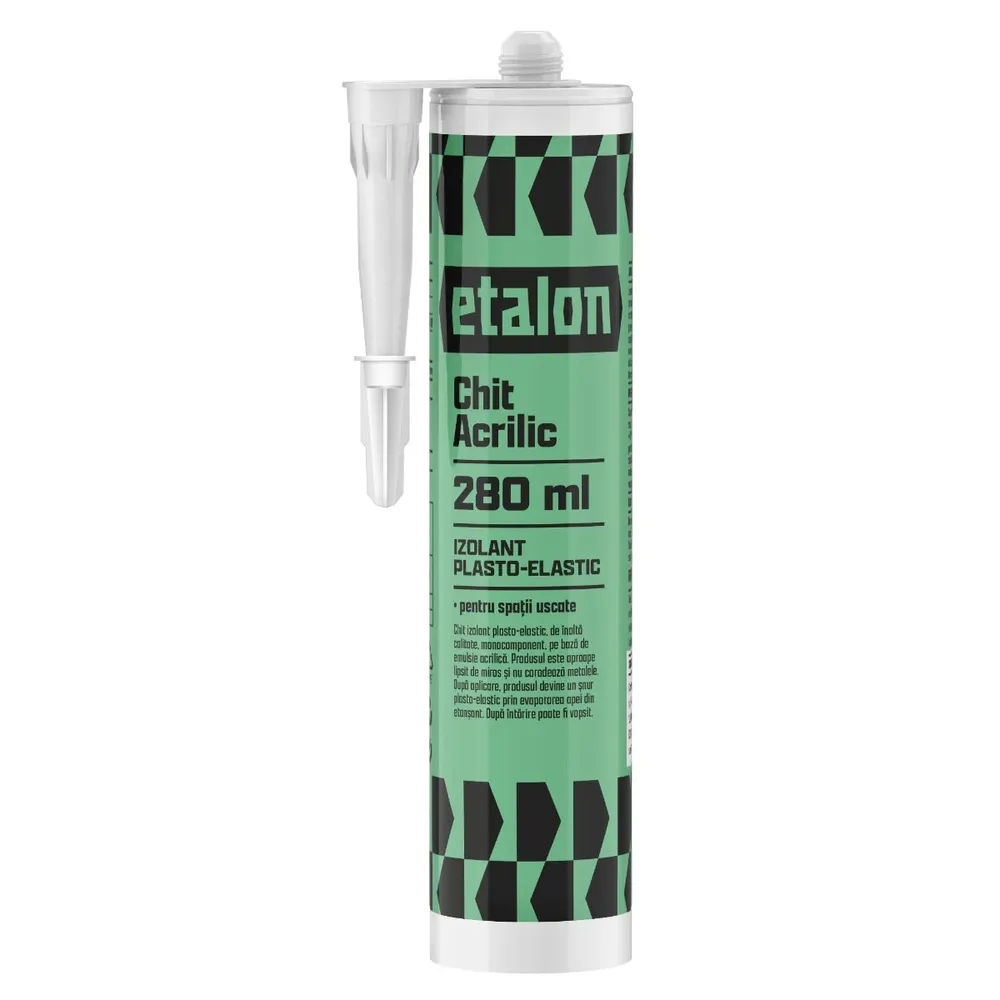 Etansant acrilic Etalon, alb, interior / exterior, 280 ml