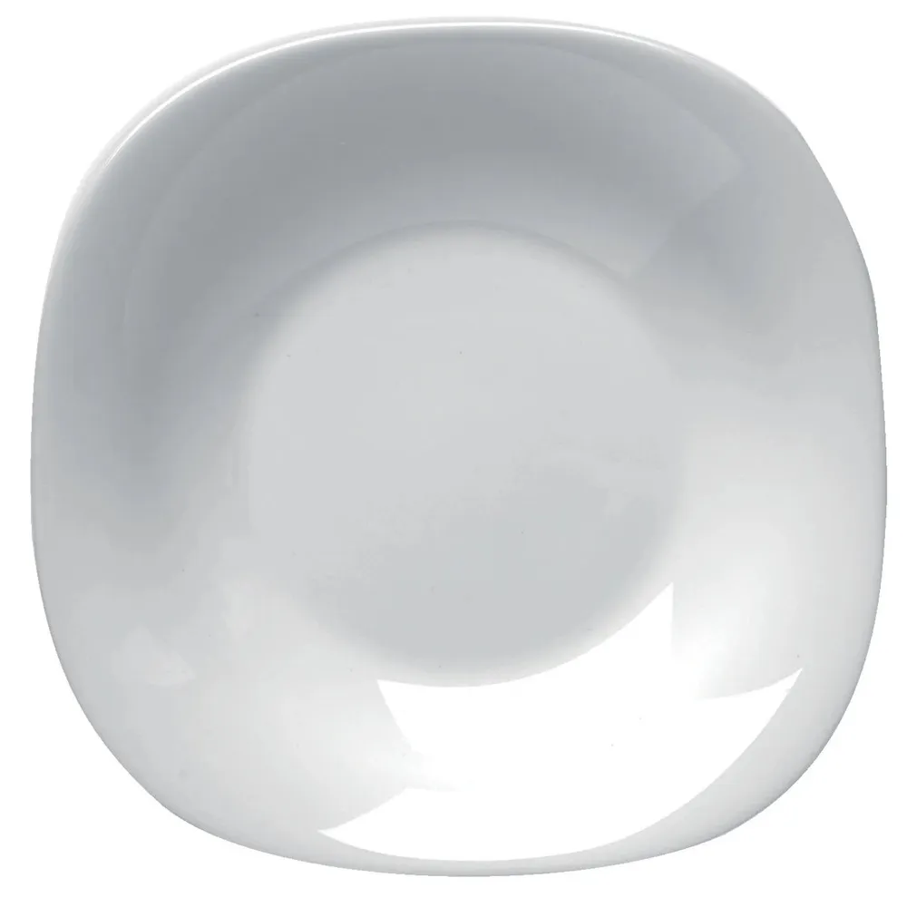 Farfurie adanca Parma, opal, alb, 23 cm