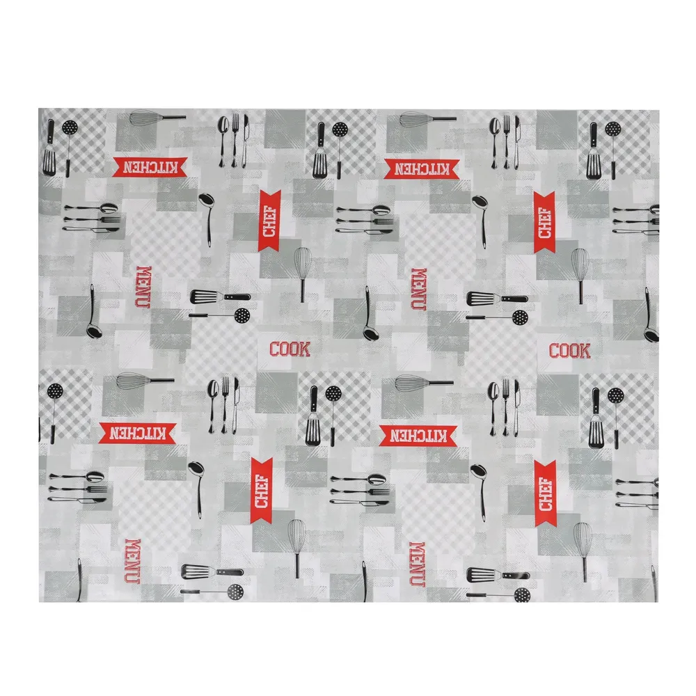 Fata de masa impermeabila Kitchen W0099-1, PVC, latime 140 cm