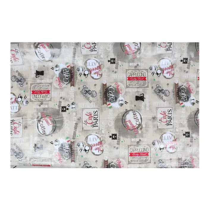 Fata de masa impermeabila la rola 20 m, Coffee W0086, PVC, latime 140 cm
