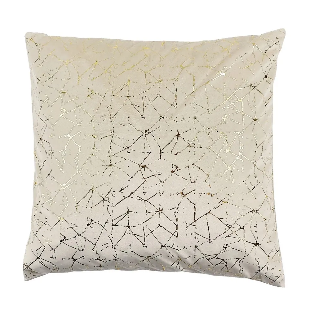 Fata de perna 01, poliester, bej, 50 x 50 cm, set 2 bucati