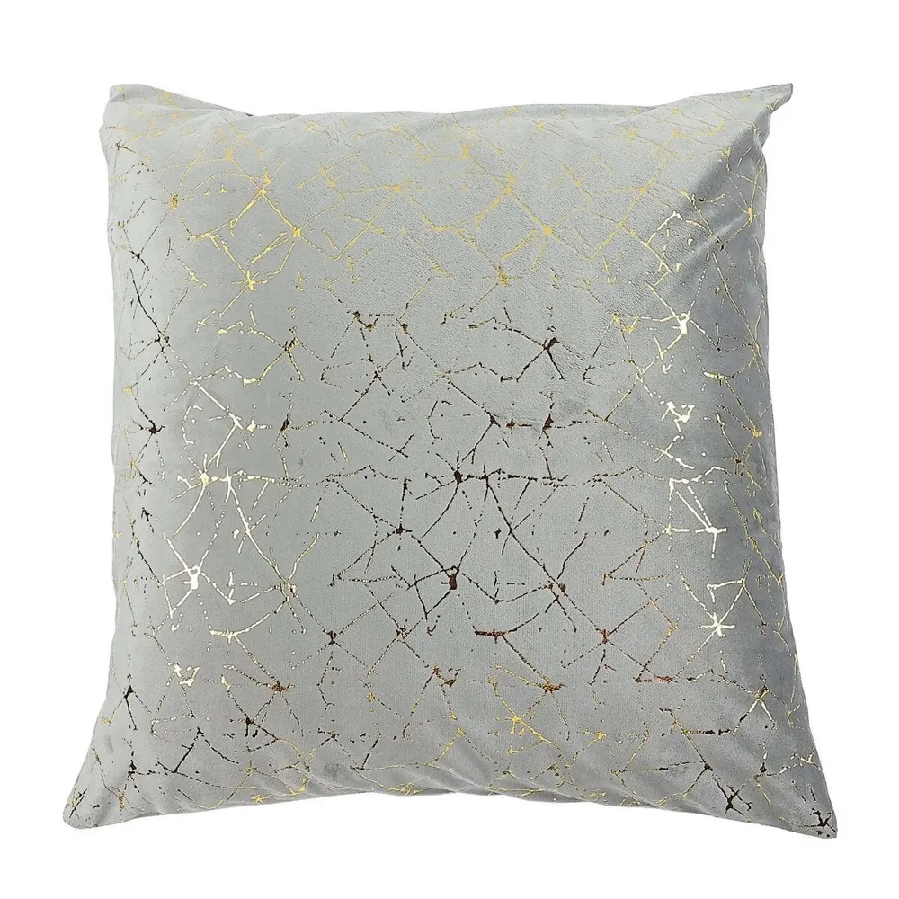 Fata de perna 02, poliester, gri, 50 x 50 cm, set 2 bucati