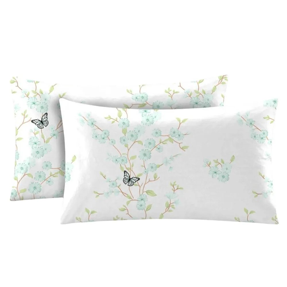 Fata de perna Deluxe Pucioasa Carina, bumbac, multicolor, 50 x 70 cm, set 2 bucati