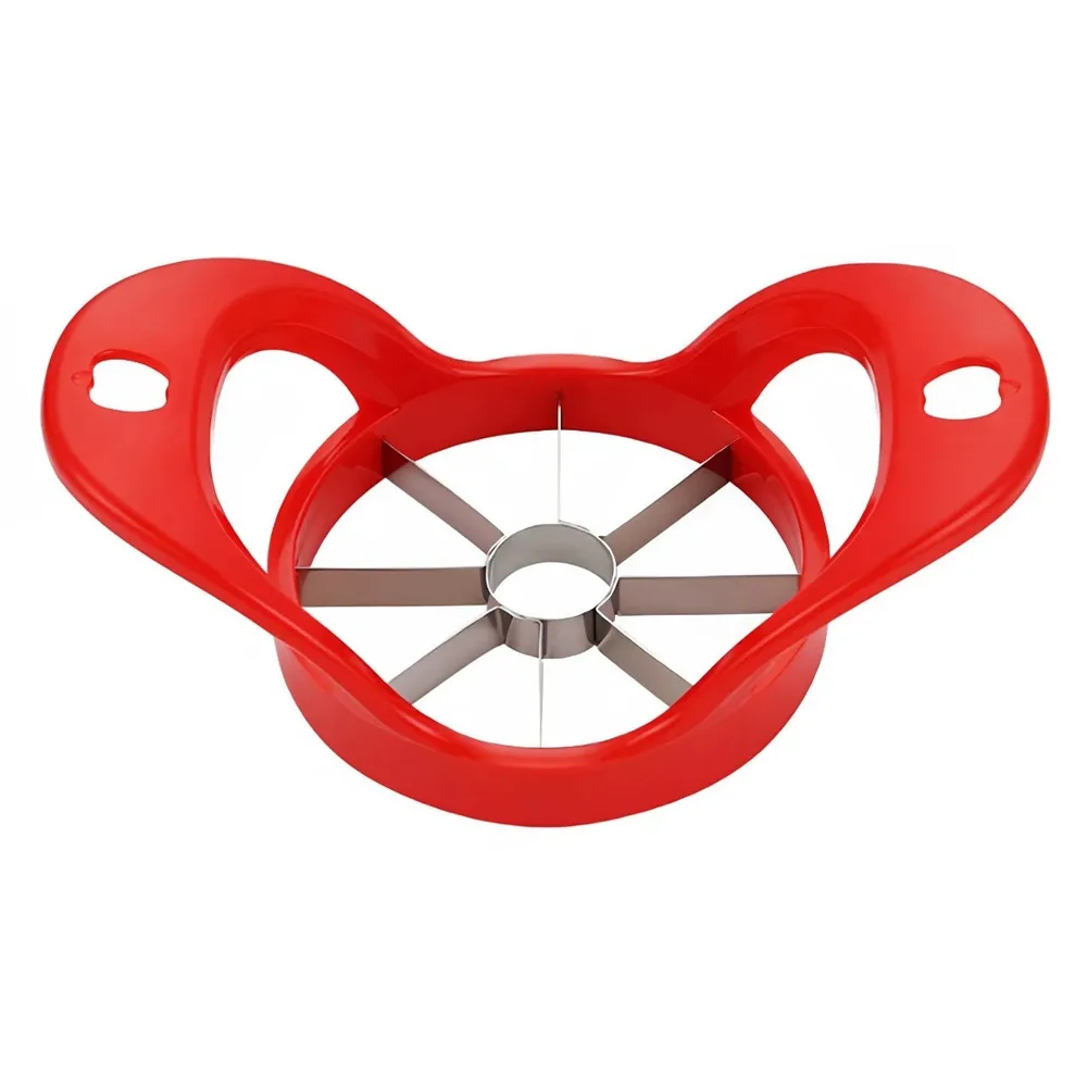 Feliator fructe CV-001, inox + plastic, rosu, 18 x 6.3 cm