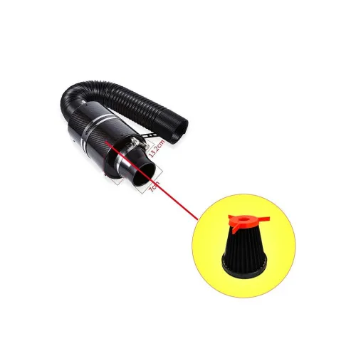 Filtru aer sport cu tubulatura si turbina aluminiu set complet — imaginea 5