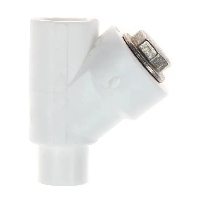 Filtru Y PPR, D 20 mm, filet interior - exterior, alb