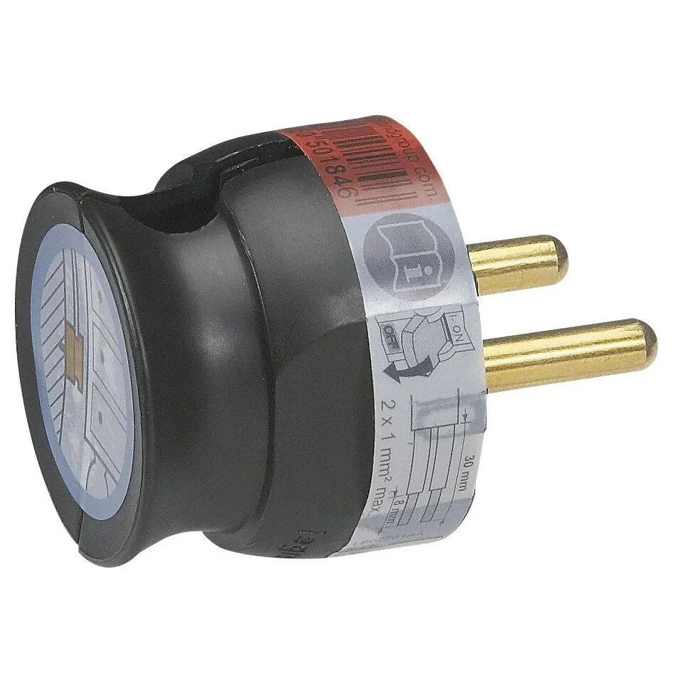 Fisa 2P extra subtire 050184, negru