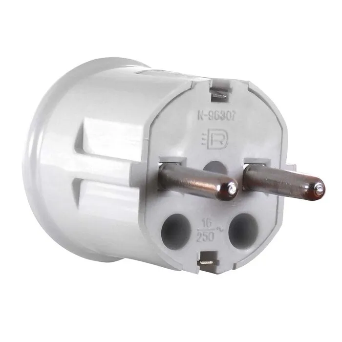 Fisa CPL 2313 AMB, contact de protectie, 16A, alba