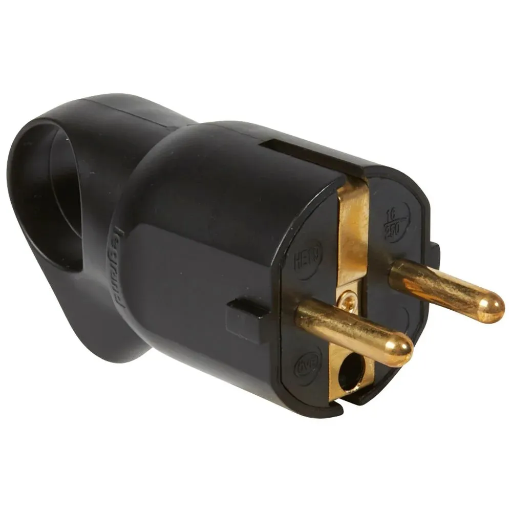 Fisa cu inel de extragere Legrand 16A, negru