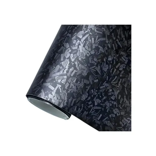 Folie auto autocolant PET Premium carbon forjat mat cu tehnologie anti-bule 1.52m x 16m