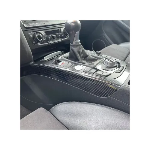 Folie auto autocolant PET Premium carbon negru cu tehnologie anti-bule 1.52m x 1m — imaginea 3