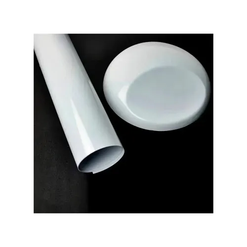 Folie auto autocolant PVC alb lucios cu tehnologie anti-bule 1.52m x 1m
