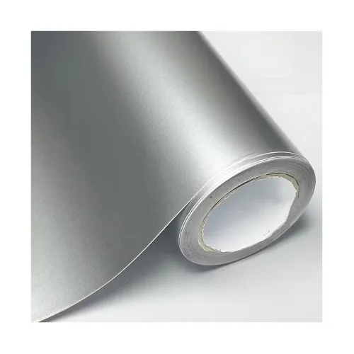 Folie auto autocolant PVC argintiu 1.52m x 1m