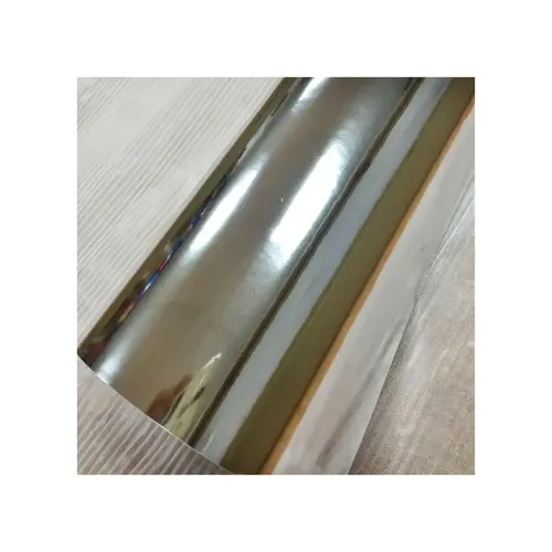 Folie auto autocolant PVC cromata argintiu oglinda cu tehnologie anti-bule 1.52m x 1m — imaginea 2