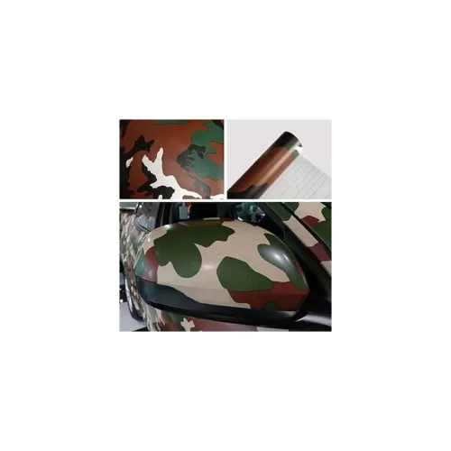 Folie auto Camuflaj Forest pentru colantare cu tehnologie anti-bule 1m x 1.5m — imaginea 2