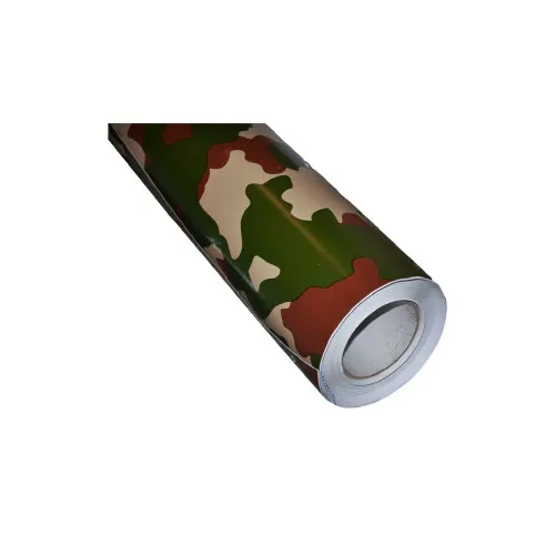 Folie auto Camuflaj Forest pentru colantare cu tehnologie anti-bule 1m x 1.5m