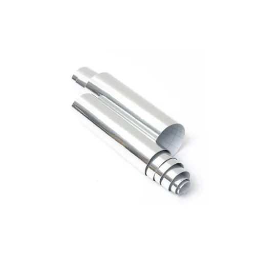 Folie auto Crom Argintiu cu tehnologie de eliminare a bulelor 1. 5mx1m / CF20-S