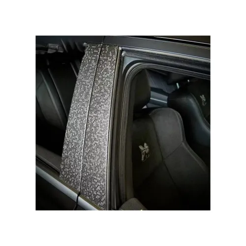 Folie auto Honeycomb Premium negru pentru colantare 1m x 1.5m — imaginea 3