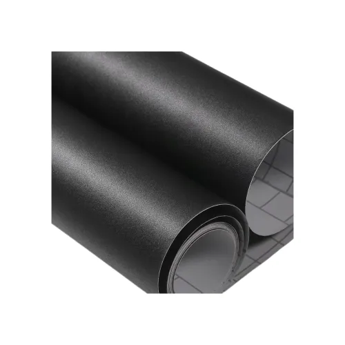 Folie auto negru mat texturat pentru colantare stalpi auto 1.5m x 1m