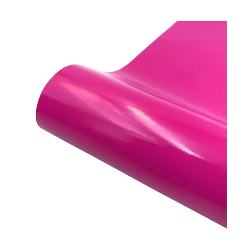 Folie auto PET Premium magenta lucios pentru colantare caroserie cu tehnologie anti-bule 18m x 1.52m
