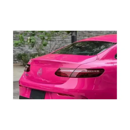 Folie auto PET Premium magenta lucios pentru colantare caroserie cu tehnologie anti-bule 18m x 1.52m — imaginea 5
