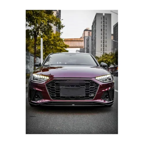 Folie auto PET Premium mov Glass Tower Purple pentru colantare caroserie cu tehnologie anti-bule 1m x 1.52m — imaginea 3