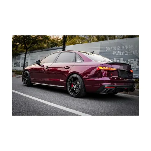 Folie auto PET Premium mov Glass Tower Purple pentru colantare caroserie cu tehnologie anti-bule 1m x 1.52m — imaginea 4