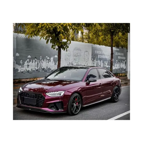 Folie auto PET Premium mov Glass Tower Purple pentru colantare caroserie cu tehnologie anti-bule 1m x 1.52m — imaginea 2
