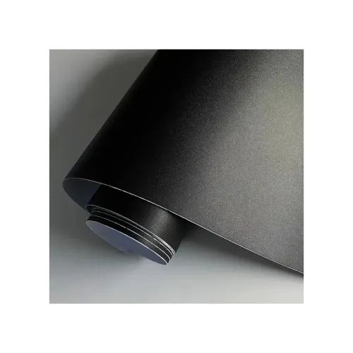 Folie auto PET Premium negru mat texturat pentru colantare caroserie cu tehnologie anti-bule 16m x 1.52m — imaginea 5