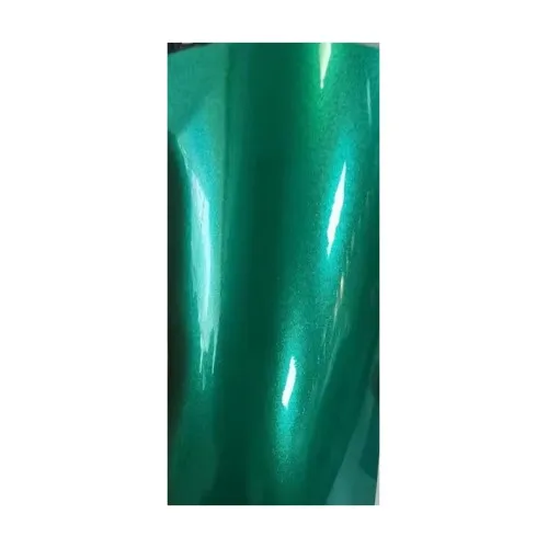 Folie auto PET Premium verde Isle of Man pentru colantare caroserie cu tehnologie anti-bule 16m x 1.52m