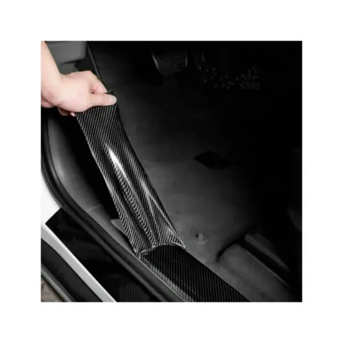 Folie carbon 5D autoadeziva pentru protectie praguri si bandouri 10 cm x 5 m — imaginea 5