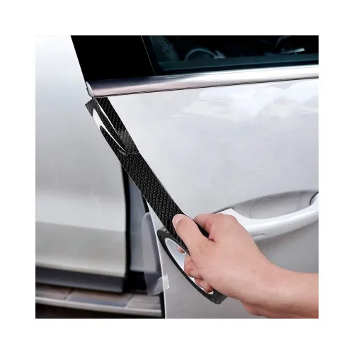 Folie carbon 5D autoadeziva pentru protectie praguri si bandouri 5 cm x 5 m — imaginea 5