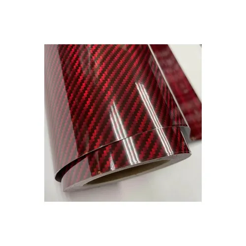 Folie carbon Rosu 9D PREMIUM 1,5mx1m C9D-16R