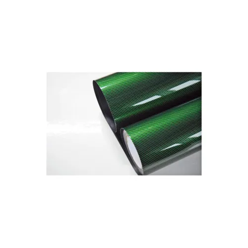 Folie carbon Verde 9D Premium 1,5mx1m