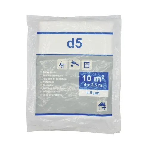 Folie de protectie HDPE transparenta 4x2, 5 m